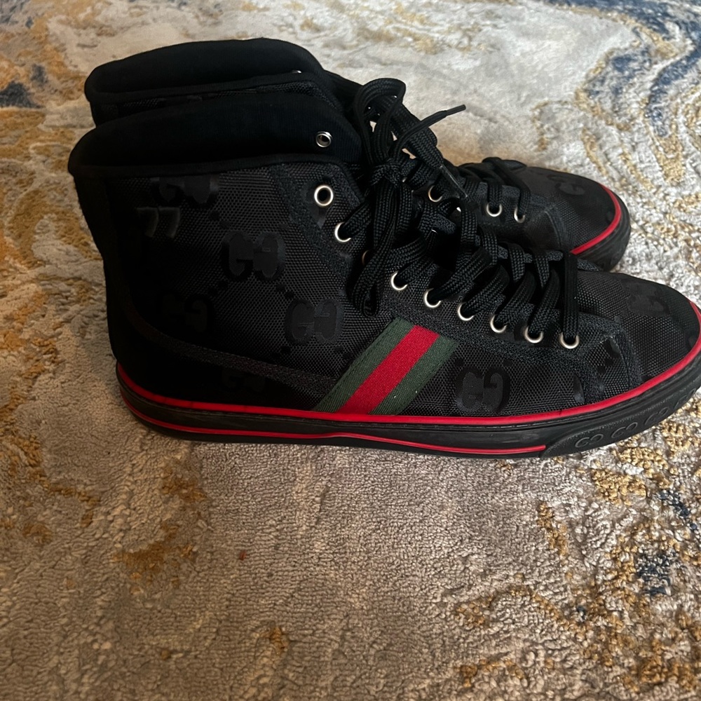 Like NEW‼️ Authentic Men’s Gucci Off The Grid High Top Sneakers - Picture 3 of 4